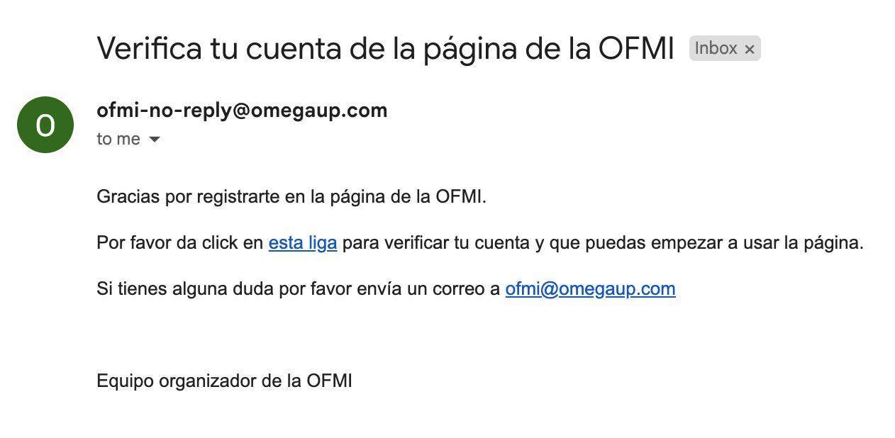 Correo de Verificación